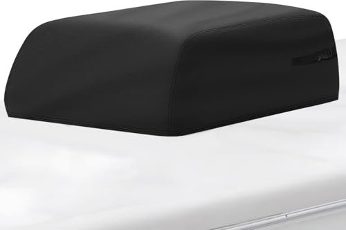 Housse de protection pour climatisation - Housse de protection pour remorque avec cordon de serrage - Housse de protection AC pour remorque - Protection de toit avec boucles pour temps froid en hiver