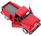 STOBOK Vintage Pickup Truck Modell Rotes Spielzeugauto Miniatur LKW Jungenspielzeug Mini Vintage Modellauto für Kinderspielzeug Kleiner Wohnkultur Deko