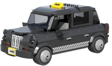 Brigamo Bausteine Auto London Cab Taxi, 304 Klemmbausteine