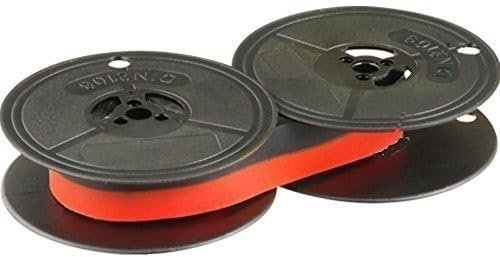 Farbbandfabrik Original Farbband kompatibel mit DIN 2103-53 mm Durchmesser - Schwarz/Rot