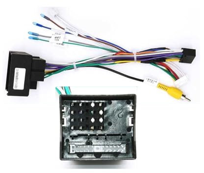 Vuzmode Adaptateur de Faisceau de câbles for autoradio Android, for Peugeot 301/308/308S/3008/408/508/307/607/407/207/206/C2 câble Adaptateur pour unité Principale(White)