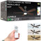 CLAR Ventilador de Techo con Luz Silencioso, Ventilador Techo con Mando Efecto Madera y Motor Reversible, Ceiling Fan with Light (Jungle, 107 cm, 20W)