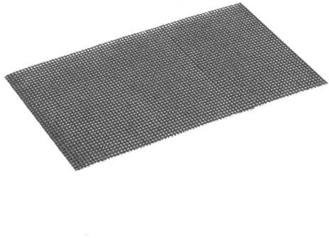 Jantex Griddle Cleaner Screens 15 x 9.2cm, Black, Pack of 10 | Abrasive mesh design restores commercial griddle surfaces, lifting burnt-on grease and carbon deposits to save cleaning time.