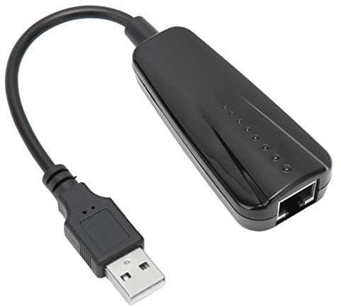 ZJchao Adattatore Wii a USB, Adattatore USB a Ethernet USB da 2,0 a 10/100 Mbps USB su Ethernet Adattatore NET LAN Collegamento Compatibile per le Vittorie per OS X