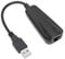 ZJchao Adattatore Wii a USB, Adattatore USB a Ethernet USB da 2,0 a 10/100 Mbps USB su Ethernet Adattatore NET LAN Collegamento Compatibile per le Vittorie per OS X