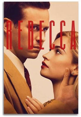 Rebecca Poster, Wandkunst, ästhetisches Cover, Poster, Gemälde für Wohnzimmer, Schlafzimmer, 20 x 30 cm, ungerahmter Stil