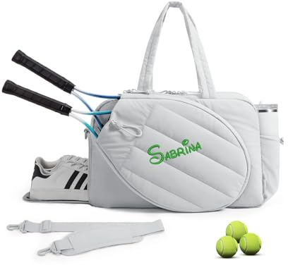 Zhongzhi Personalisierte Tennistasche, Monogramm-Tennis-Geschenke, individuelle Tennistasche, Zubehör, Organizer, Geschenke