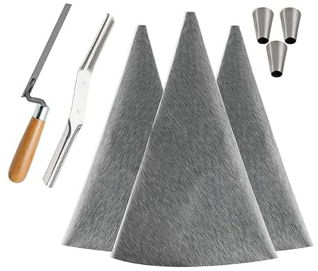 Ergonomic Mortar Applicator Bag Leak Proof Design Professional Tile Installation Tool Easy for Wall Treatments Strong Mortar Applicator for Tile Mortar