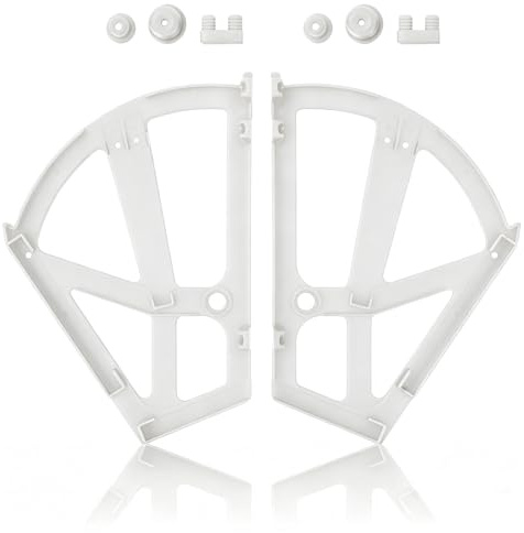 2 Layers Shoes Drawer Cabinet Hinges Flip Frames, Plastic Hollowed Two Layers Shoe Cabinet Shelf Rack Holder Hinges Accessory Shoe Cabinet Replacement Fittings Shoe Drawer Hinge for Home(White)