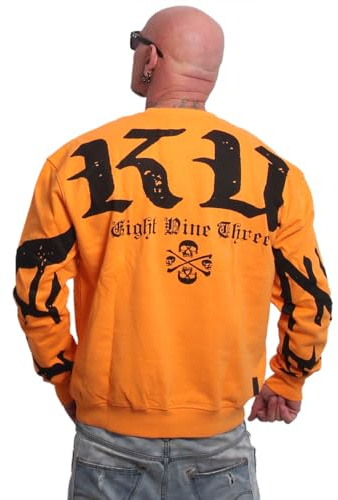 Yakuza Herren 3RD Oversized Pullover Oversized Sweatshirt