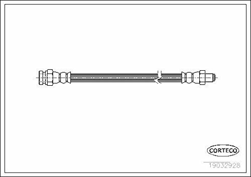 Corteco 19032928 Bremsschlauch