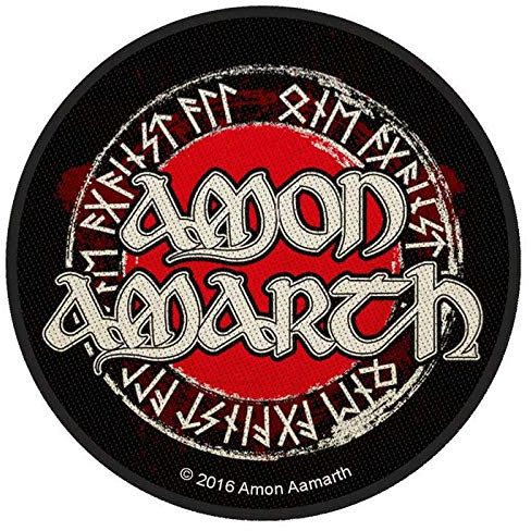 Amon Amarth Runes & Logo Aufnäher Patch - Gewebt & Lizenziert !!