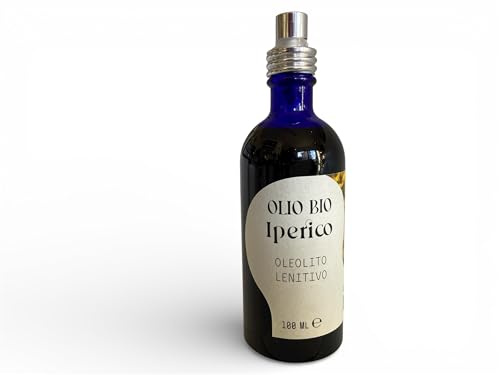 Olio BIO all’IPERICO (Oleolito) 100 ml – Puro Concentrato e Naturale – Prodotto a mano in Toscana