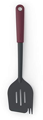 Brabantia 122781 Tasty+ Spatula Plus Fork, Aubergine Red