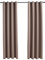 vidaXL 2X Vorhang Verdunkelung mit Metallösen Verdunkelungsvorhang Kräuselband Ösen Schlaufe Thermo Gardine Blickdicht Taupe 140x225cm