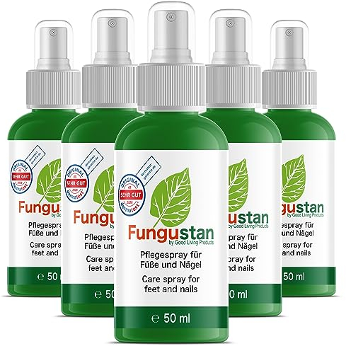 Fungustan | Pflegespray für Füße und Nägel (5 Flaschen á 50ml)
