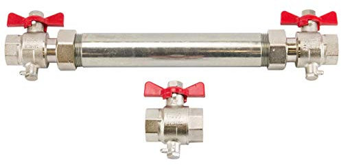 Einbausatz für Wärmezähler Nennweite DN40 Anschlussgewinde 2 Baulänge 200mm