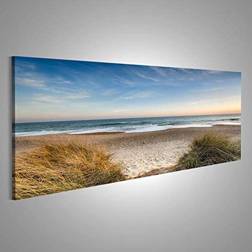 Bild auf Leinwand Strand Meer Sand Nordsee Poster, Leinwandbild, Wandbilder