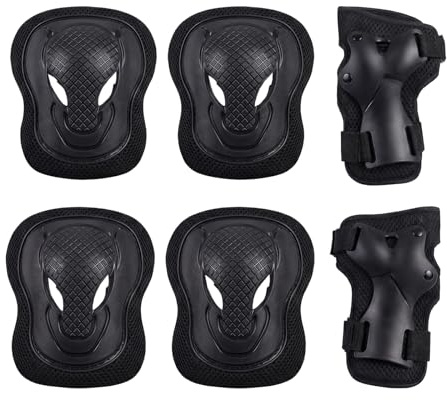 Knee Pads Elbow Pads Wrist Guards Protective Gear Set for Adults Skateboarding Cycling Roller Skating Outdoor Sports