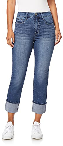 Angels Forever Young Damen Signature Straight Crop Jeans