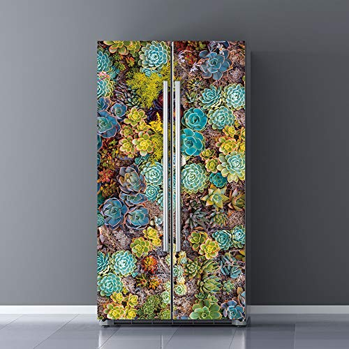 Modern Art Vinyl 3D Door Sticker, Peel and Stick Self Adhesive Removable Vinyl Door Decals for Home Decor,Door Mural Fridge Sticker Poster Art Wall Paper,32.3x78.7/82x200cm
