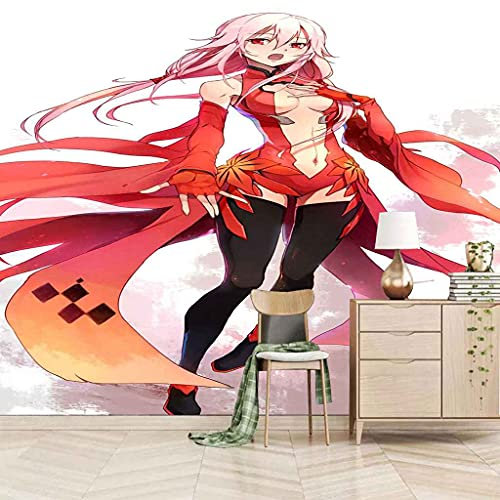 QMWZZV Papier Peint Panoramique 3D Photo Murales Fille Animée Peinture Murale Auto-adhésif Toile Geant Poster 250x175 cm Pour Salon Chambre Ados Chambre de Bébé Décoration Murale