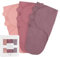 Comfy Cubs Easy Swaddle Blanket, 3 Pack - 100% Cotton Swaddle Set, Small for 0-3 Months Infants, Breathable and Durable Sleep Sack, Newborn Baby Gifts - Blush, Mauve, Mulberry