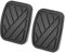 X AUTOHAUX Antirutsch Kupplung Bremspedal Abdeckung Fit für Suzuki SX4-2 Stück schwarz
