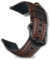 RoYiio Öl-Wachs-Leder Armband für Anstoßbreite 22mm, Weich und Bequem, mit Schnellverschluss, ErsatzArmband Kompatibel mit Amazfit/Xiaomi/Huawei/Samsung/Garmin Series - Dunkelbraun