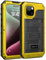 Beeasy for iPhone 15 Case Waterproof Heavy Duty Tough Metal Armour Cover Shockproof Dustproof Built-in Screen Protector, Robust 360 Full Body Military Protective Rugged Case for iPhone 15, Yellow