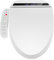 YOURLITE Siège de Toilette Japonaise, Abattant WC Intelligent, Fonction Soins intimes, Couvercle Amortie et Chauffant, Séchage à Air Chaud, Forme V, Blanc