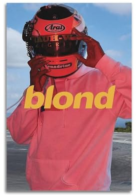 OZTERN Frank Ocean 2 Musikalbum, Klassisches Film-Wandkunst-Poster, Wand-Collage-Set, Leinwand, Vintage-Film-Leinwand, Wandkunst, Dekordrucke, Moderne Leinwandkunst, Bilder