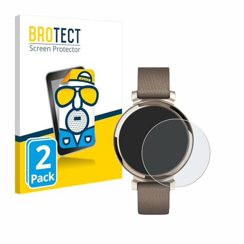 BROTECT Schutzfolie für Garmin Lily 2 | 2 Stück Entspiegelnder Displayschutz Made in Germany Matte Displayschutz-Folie Anti-Reflex Anti-Fingerprint Einfache Montage