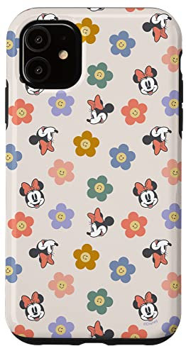 iPhone 11 Disney Minnie Mouse Springtime Flowers and Happy Smiles Case