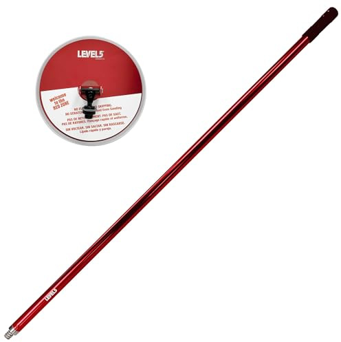LEVEL5 Schleif-Kombination | 22,9 cm Radialschleifkopf und 121,9 cm feste Schleifstange, eloxierte Aluminiumkonstruktion, 5-344
