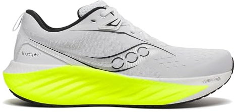 Saucony Men's Triumph 22 Trainers, White/Yellow, 8.5 UK