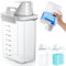 Distributeur de Lessive, Distributeur de Lessive étanche à L'air Avec Gobelet Doseur, 1800ML de Stockage de Lessive en Poudre, Boîte à Lessive Pour Adoucissant, à Utiliser Dans les Lessives
