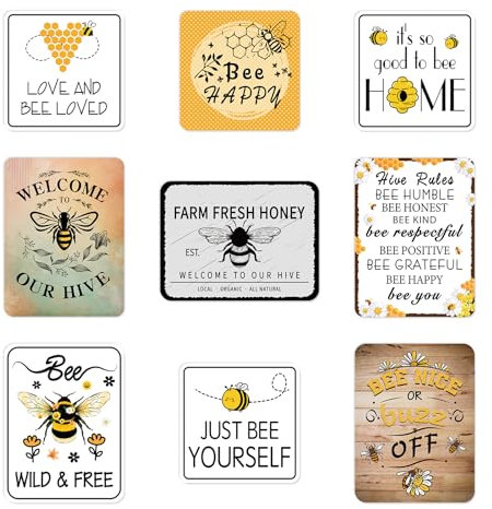 WERNNSAI Poster & Drucke Bienenschild 002