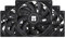 Thermalright TL-C12C X5 CPU Air Fan, 120mm Case Cooler, PWM Silent Computer Cooler with 1550RPM Speed Cooling Fan,5-Packs(120mm,Black)