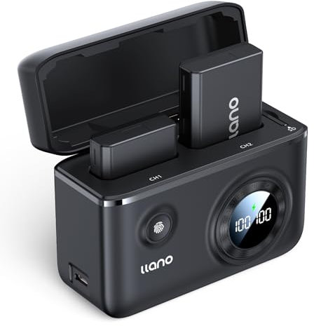 llano EN-EL14 Chargeur rapide et 2*1090mAh Batterie de Rechange 18W 2 USB pour Nikon D3200 D3500 D3100 D3300 D3400 D5600 D5100 D5200 D5300 D5500 DF Coolpix P7000 P7100 Battery, Affichage intelligent