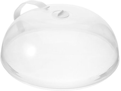 LABRIMP 2pcs Microwave Splatter Guard Lid Pp Material Food Cover Lid for Microwave Drain Hole Handles