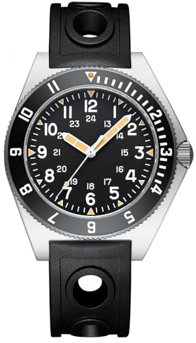 STEELDIVE SD1944 Schwarze Sportuhren, wasserdicht, NH35, leuchtend, automatisch, Edelstahl, Taucheruhr