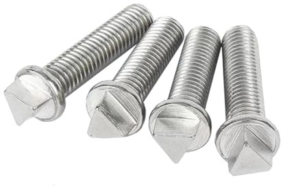 Boulons antivol à tête triangulaire extérieure en acier inoxydable M6/M8/M10 304, vis de sécurité triangulaires