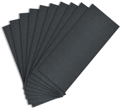 Sandphyrre Papier de Verre, 240 Grain Papier Abrasif Eau/Sec 9 x 3,6 pouces, papier à poncer Fin Utilisé pour polir le Métal, le Bois, les Voitures(10 Papier)