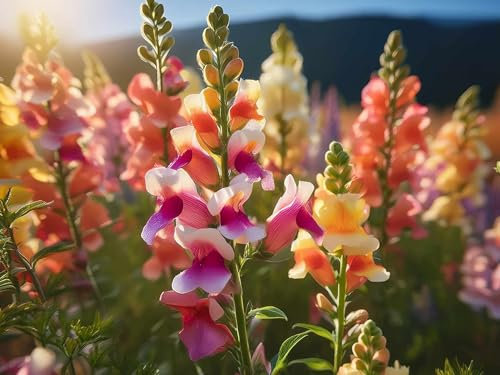 Löwenmäulchen Samen (lat. Antirrhinum) – Mehrjährige Blütenpracht für Garten & Balkon | Bunte & lange Blütezeit | Fördert Biodiversität & lockt Hummeln und Bienen an | Samen aus DE (5.000 Samen)