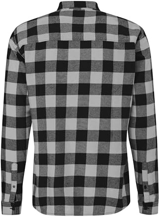 QS Regular Fit: Flanellhemd mit Kentkragen