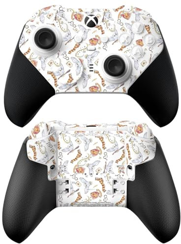 Head Case Designs Offizielle Harry Potter Hedwig Eulen Muster Grafiken Vinyl Haut Gaming Aufkleber Abziehbild Abdeckung kompatibel mit Xbox Series X & S Elite Wireless Controller Series 2