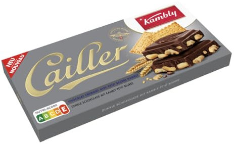 Cailler Kambly Tablette Chocolat Noir - 180gr
