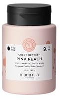 Maria Nila Colour Refresh, Pink Peach 100 ml, Warm Pink-peach tone Hair Mask, Semi-Permanent Pigments, 100% Vegan & Sulfate/Paraben free