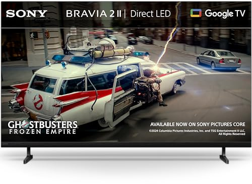 Sony BRAVIA 2Ⅱ75 Inch TV, 4K Smart TV (Google TV), X1 Processor, 4K Upscaling, Television with Dolby Atmos and DTS:X, PS5 compatibility, 75S25M2, 2026 Model